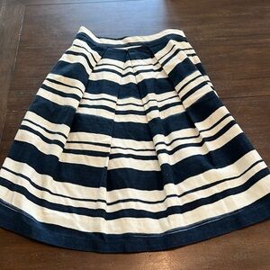 Skirt Zara blue and white strip